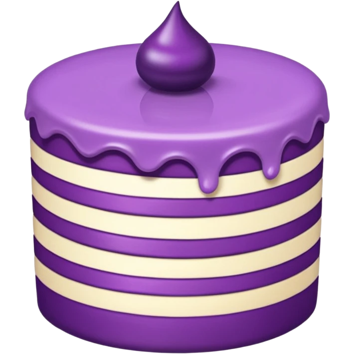 Gateaux violet emoji