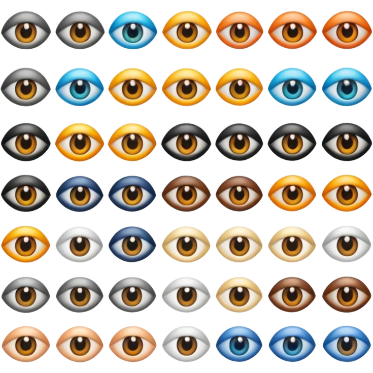 Different animals eye's only emoji