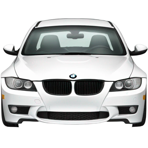 a white e90 2009 bmw 335 emoji