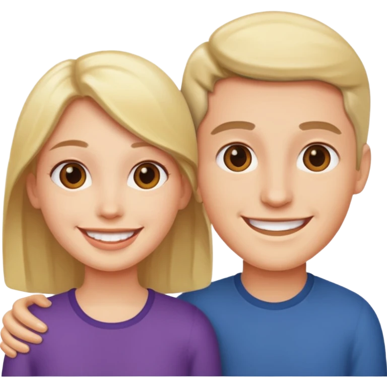 two people acting emoji