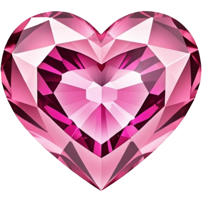 pink diamond heart emoji