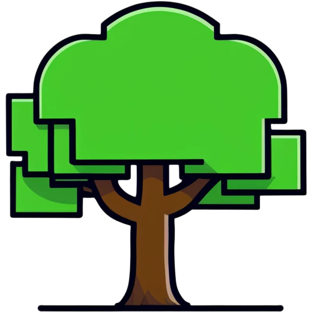 Minecraft tree emoji