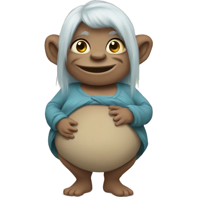 Pregnant troll  emoji