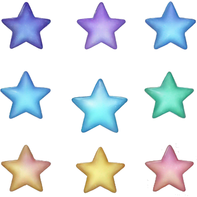 Shiny stars emoji