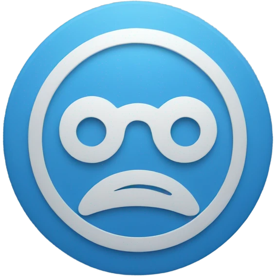 blue icon emoji