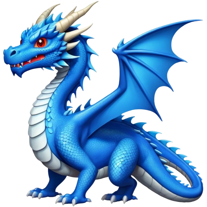 Dragón azul emoji