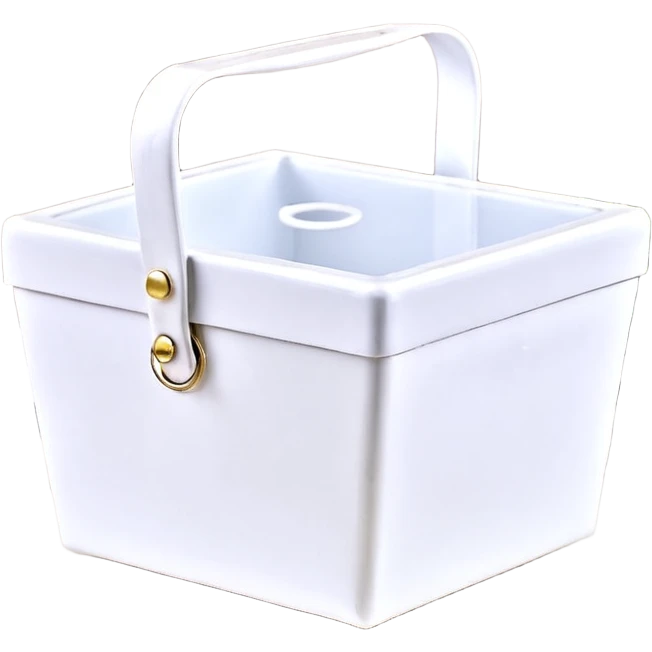 Белый Бумбокс с неоновыми колонками emoji