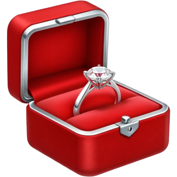 diamond ring in a red box emoji