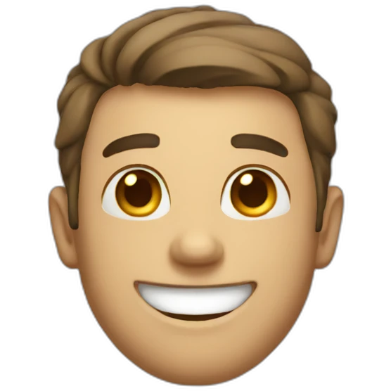 Smiling dude emoji