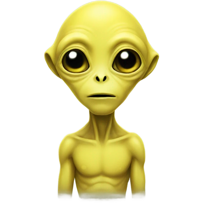 yellow alien emoji