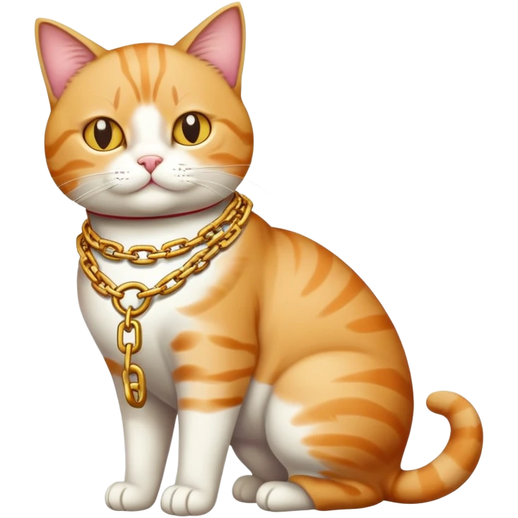 Cats cap full body chain emoji