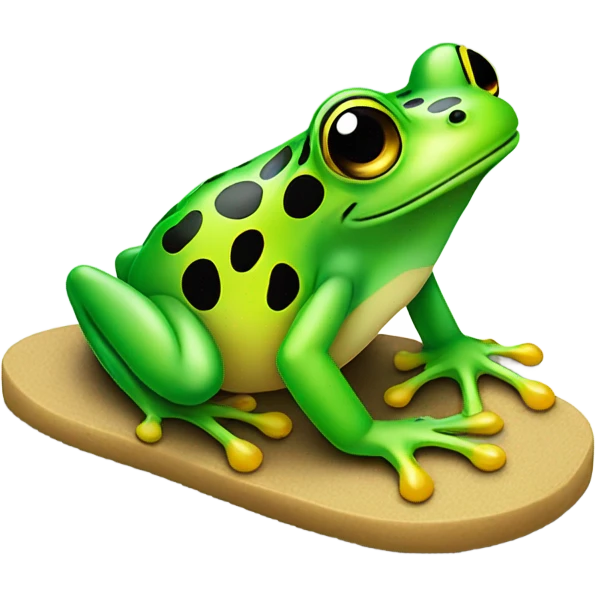 Frog w sandals emoji