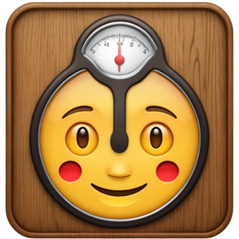Make a scale in law school emoji symbol in color brown emoji