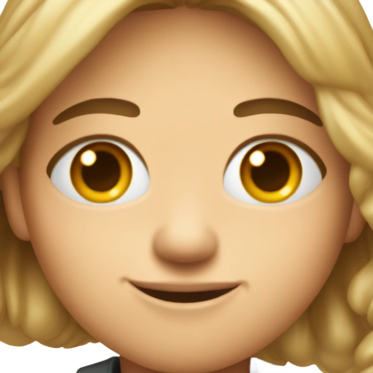 A picture of my face with the words “Boom Bishop!” emoji