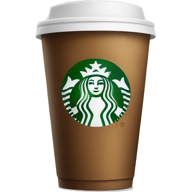 Starbucks coffee emoji