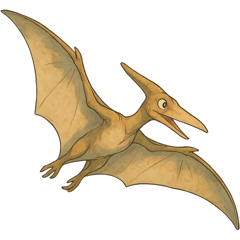 pterodactyl in ghibli style emoji