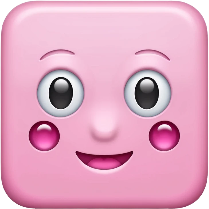 Pink square emoji