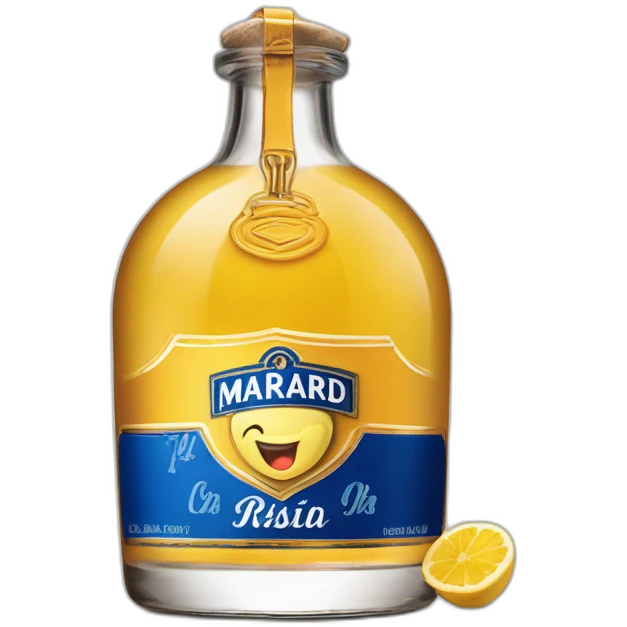 la bouteille de Ricard Pastis de Marseille 51, une boisson anisée emblématique au cœur 45 pour un plaisir rafraîchissant emoji