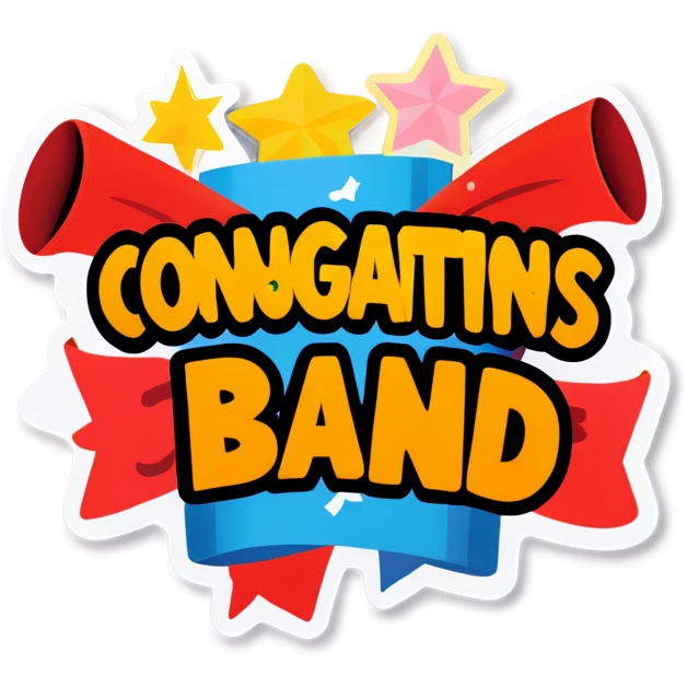 Congratulations band emoji