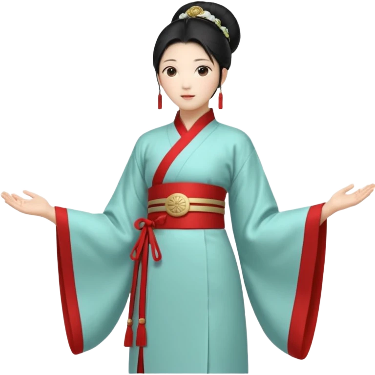 一个女人穿着衣服，表情不开心，手势做交叉摆手的姿势 emoji