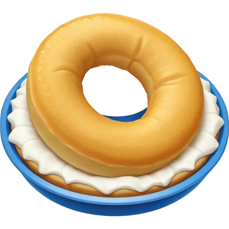 Circulo azul con una palomita de color blanco adrento emoji