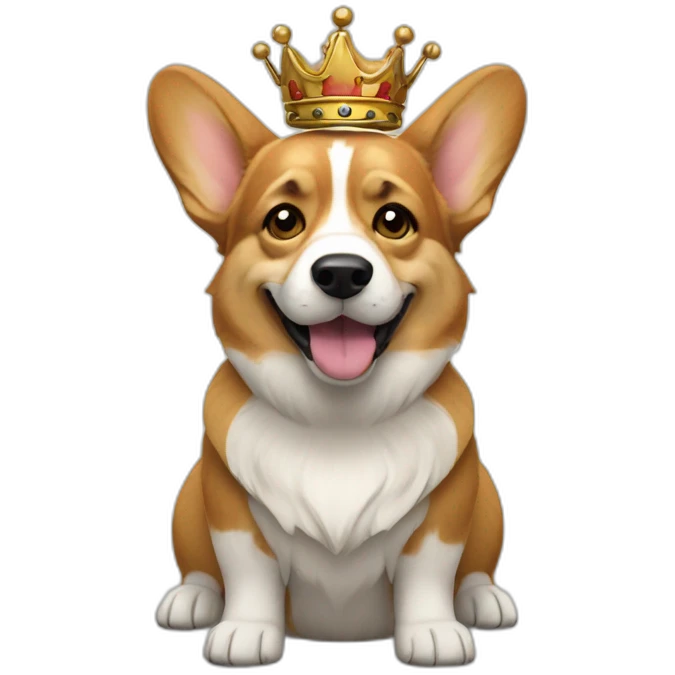 king-corgi emoji