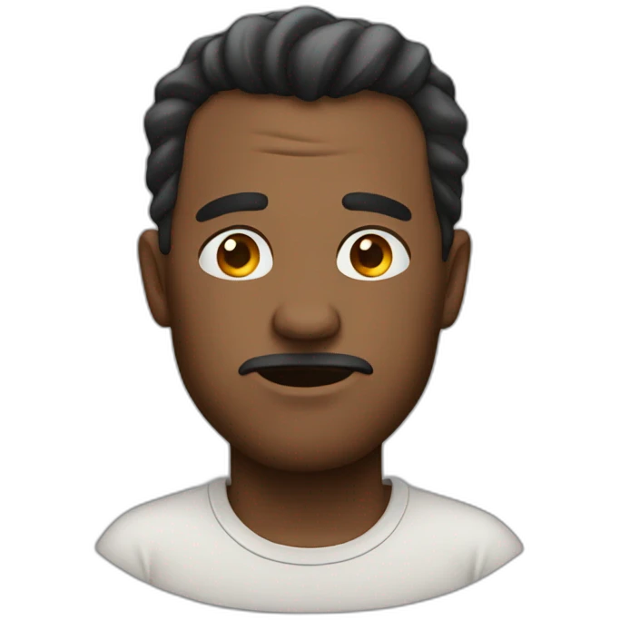 Man without feelings emoji