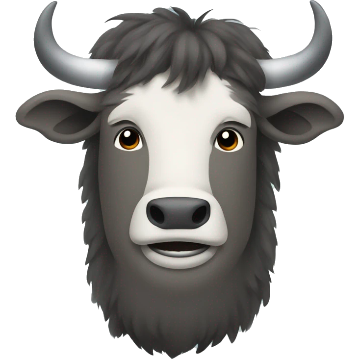 A shaving yak  emoji