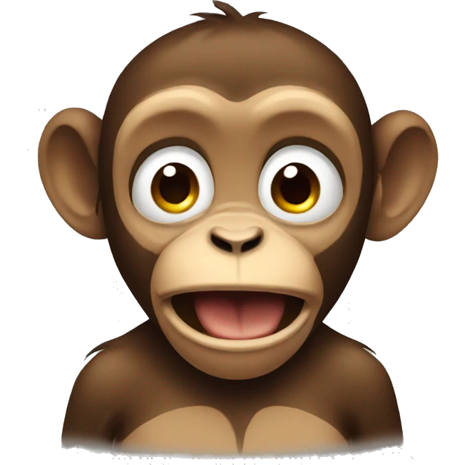 Monkey crying emoji