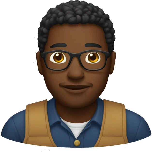 Black farmer emoji
