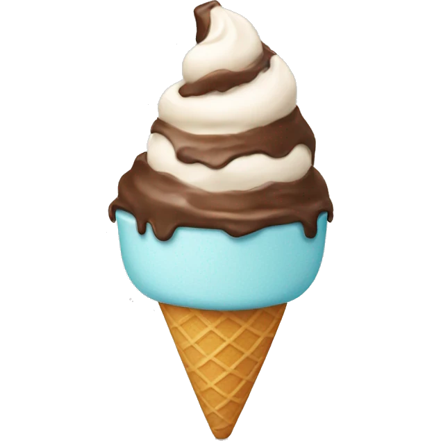 Delicious ice cream emoji