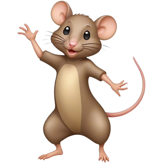 Rat dancing emoji