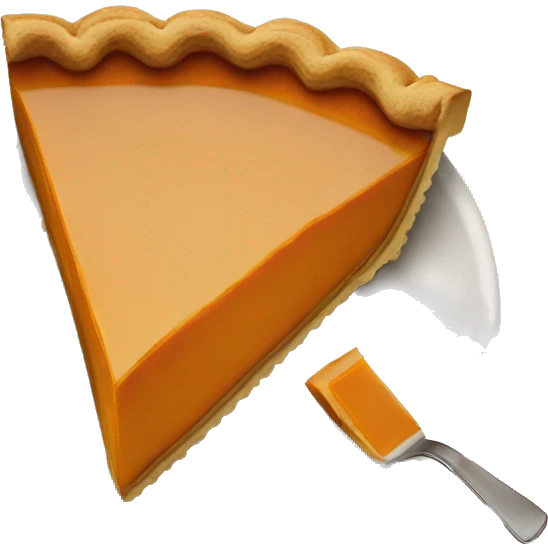 pumpkin pie slice emoji