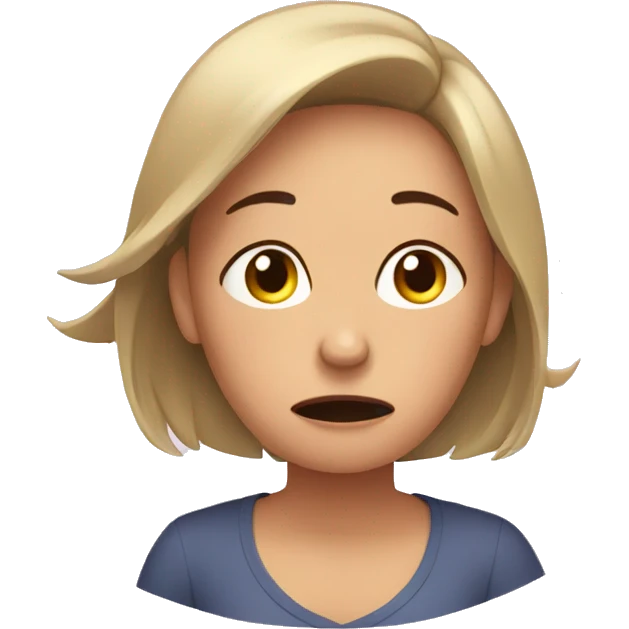Stressed mom emoji