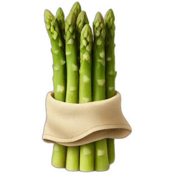 Asparagus in a blanket emoji