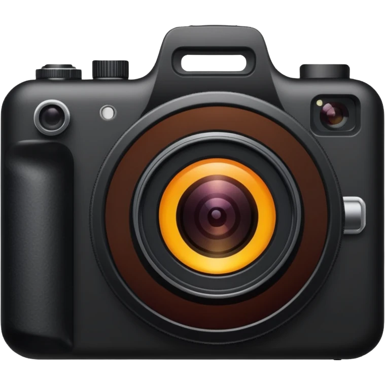 Appareil photo noir  emoji