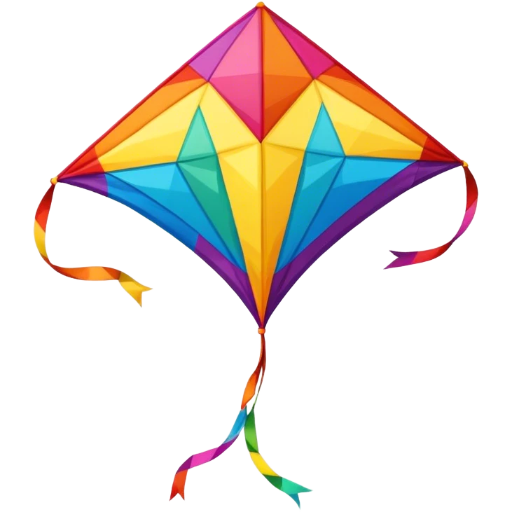 Big kite emoji