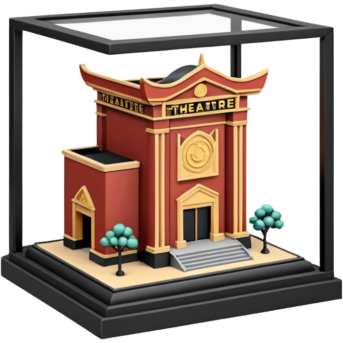 black box theatre maquette  emoji