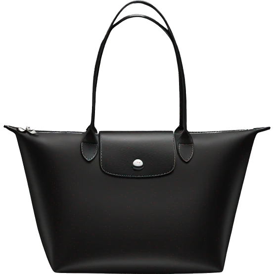 black longchamp tote  emoji