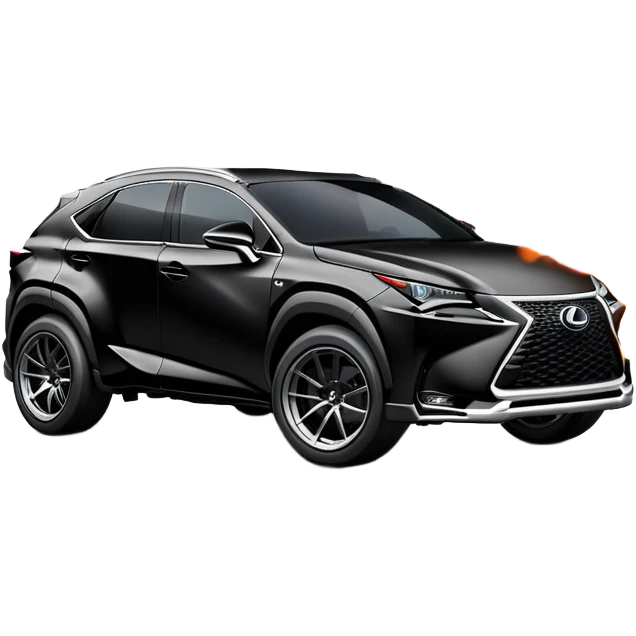 black lexus Nx drifting  emoji