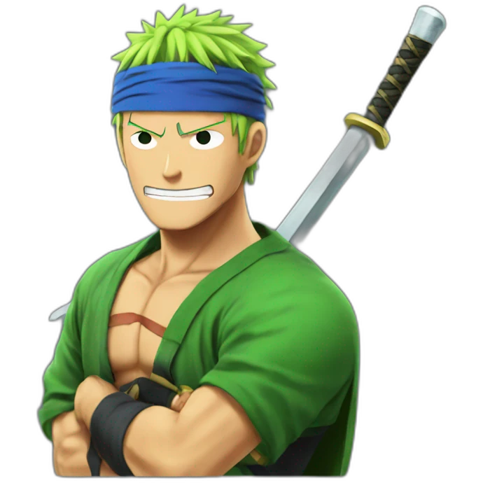 Zoro de one piece emoji