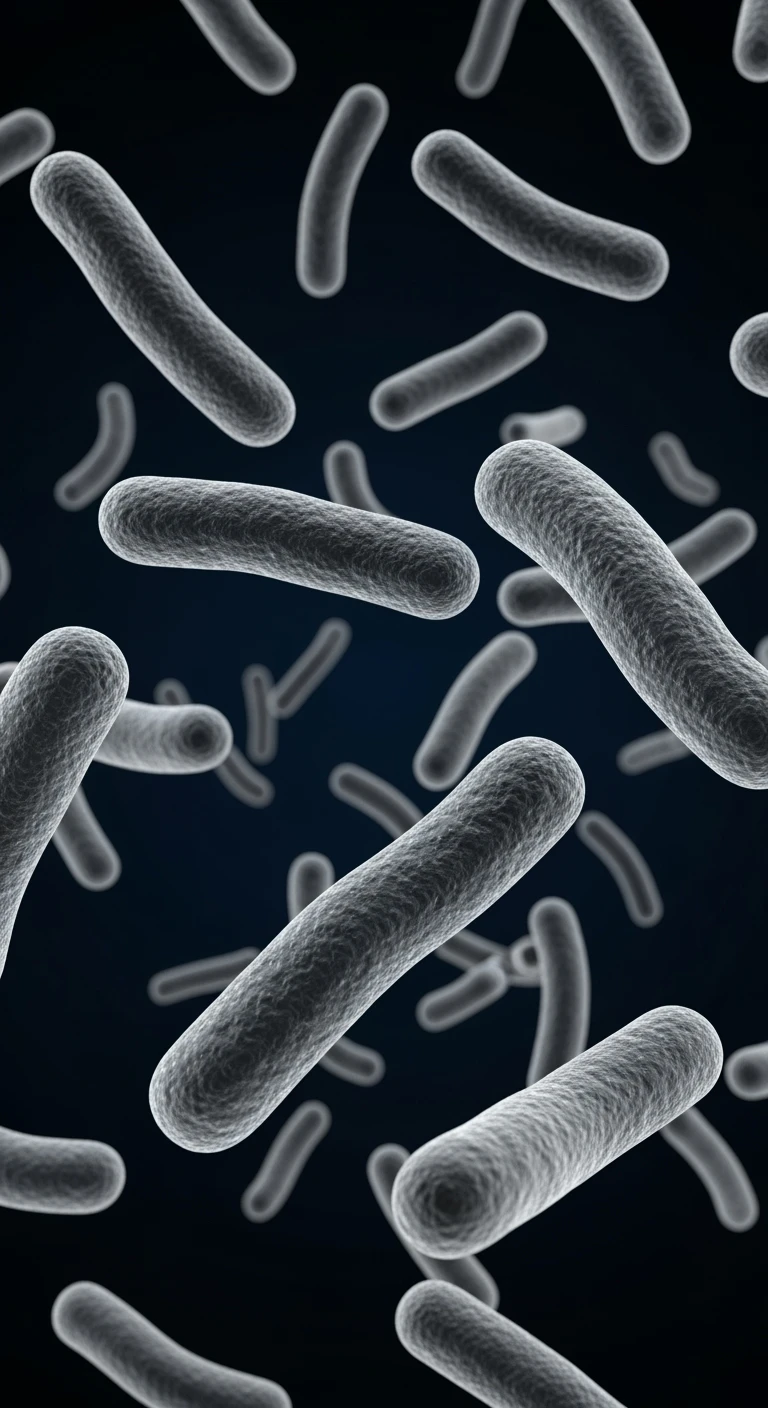 batteri intestinali grigi fluttuano in aria, ma iperrealistica 4k emoji