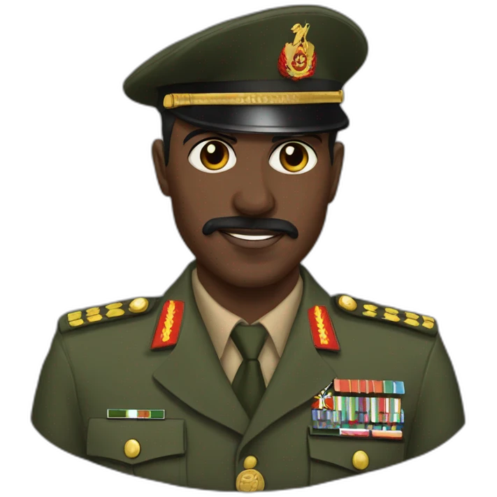 Sudan army general burhan emoji