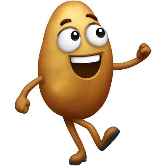 Dancing potato emoji