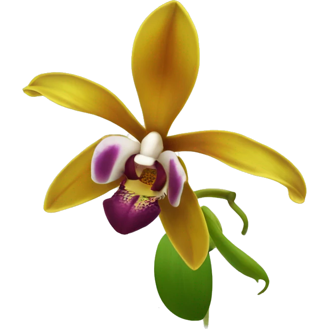 orquídea emoji