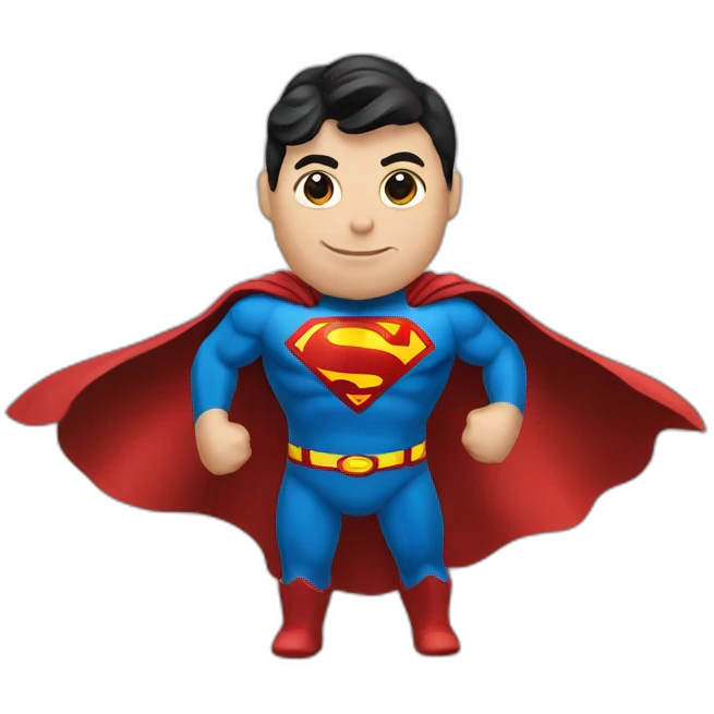 Superman with A M on the Logo emoji