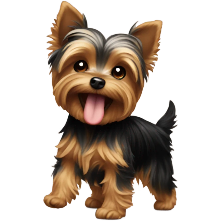 Yorkie dancing emoji