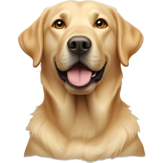 Labrador and golden retriever  emoji