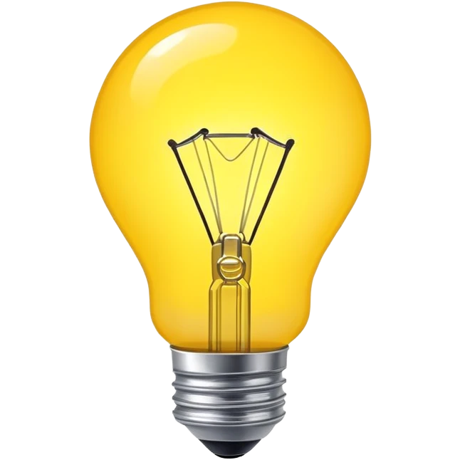An idea lighting up in your mind emoji