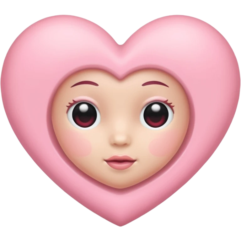Baby pink geart emoji